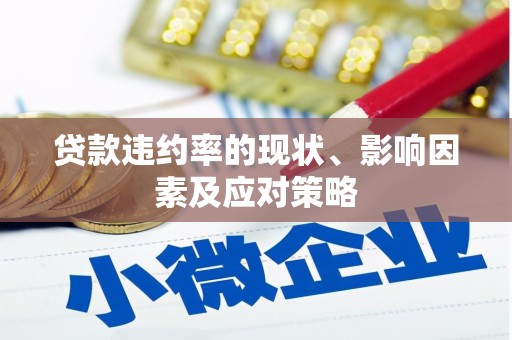 连江贷款违约率的现状、影响因素及应对策略