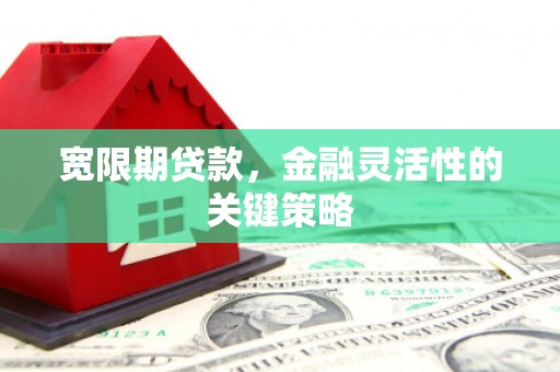 连江宽限期贷款，金融灵活性的关键策略