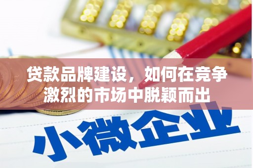 连江贷款品牌建设，如何在竞争激烈的市场中脱颖而出