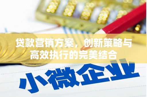 连江贷款营销方案，创新策略与高效执行的完美结合