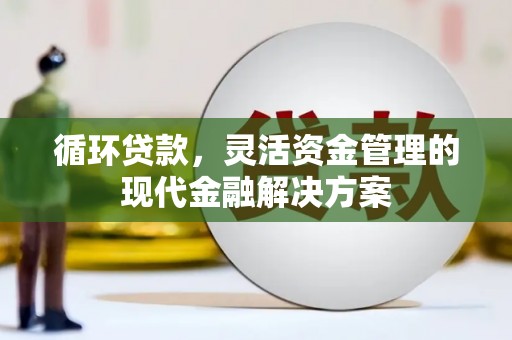 连江循环贷款，灵活资金管理的现代金融解决方案