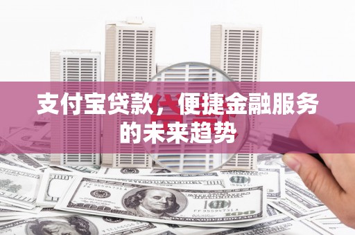 连江支付宝贷款，便捷金融服务的未来趋势