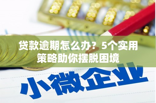 连江贷款逾期怎么办？5个实用策略助你摆脱困境