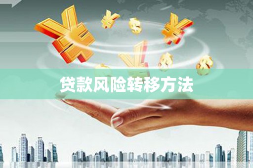 连江贷款风险转移方法