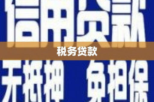 连江税务贷款