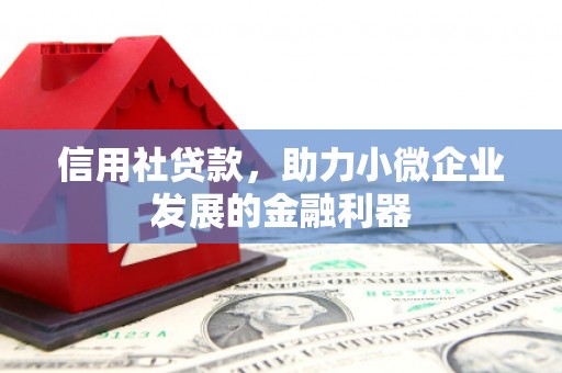 连江信用社贷款，助力小微企业发展的金融利器