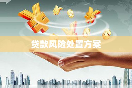 连江贷款风险处置方案