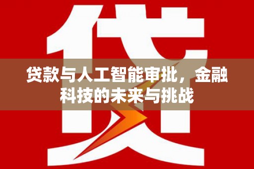连江贷款与人工智能审批，金融科技的未来与挑战