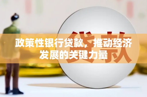 连江政策性银行贷款，推动经济发展的关键力量