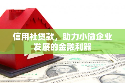 连江信用社贷款，助力小微企业发展的金融利器