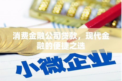 连江消费金融公司贷款，现代金融的便捷之选
