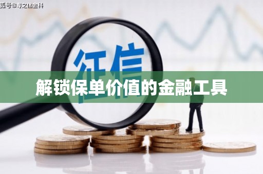 连江解锁保单价值的金融工具
